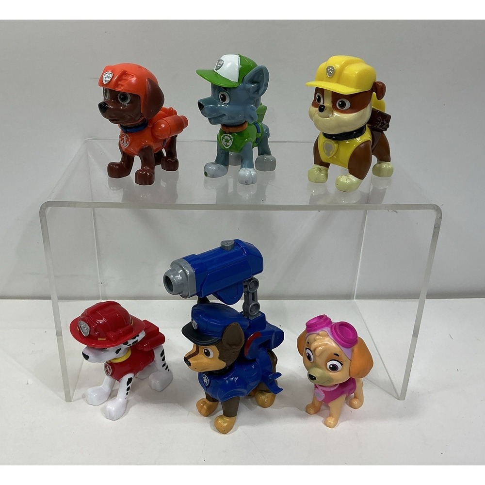 Paw Patrol Spin‎ Master 6 Piece Set 2in Toy Figures